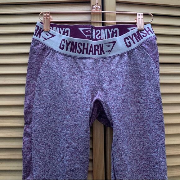 Gymshark Burgundy Leggings Size Medium - Picture 4 of 5